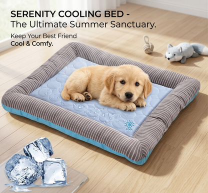 Fresh Breeze™  - Pet Cooling  Bed  Blanket Ice Silk Soft Material