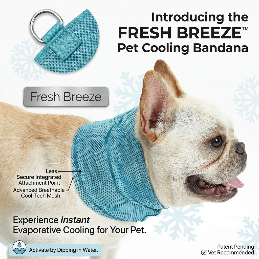 Fresh Breeze™  Cooling Towel Wrap Pet Collar